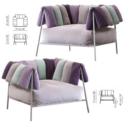 现代单人沙发 单人沙发-A129